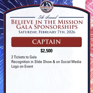 2026 Gala Sponsorship - Captain